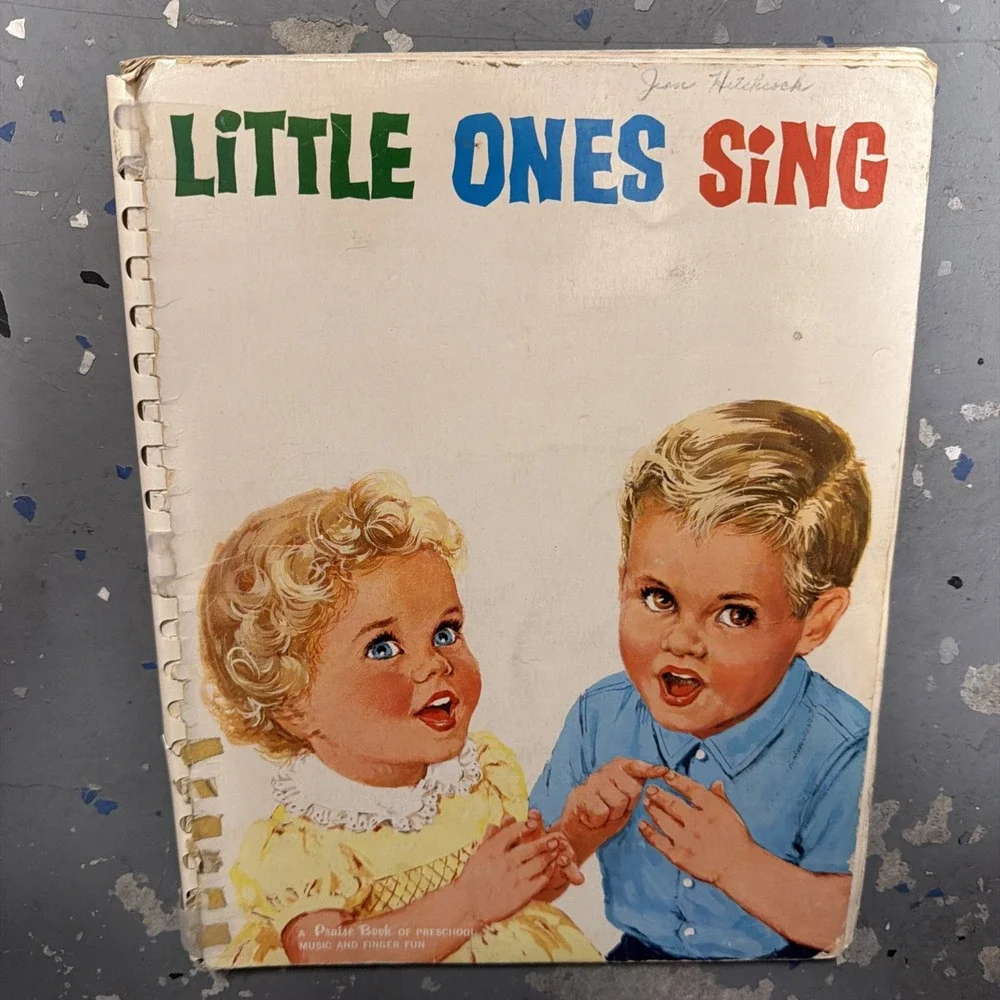 1962 Little Ones‎ Sing Preschool Praise Music Sunday School Classics SongBook